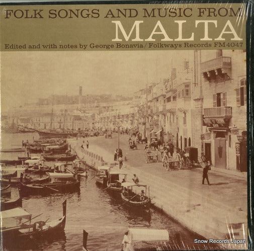 V/A folk songs and music from malta FM4047