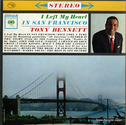 BENNETT, TONY i left my heart in san francisco PC8669