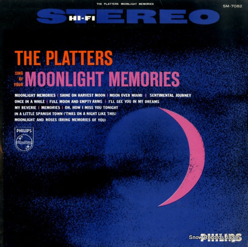 PLATTERS, THE moonlight memories SM-7082