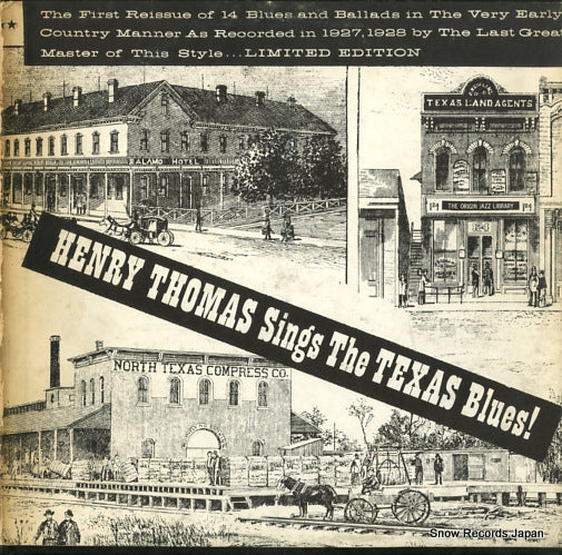 THOMAS, HENRY sings the texas blues 1927-28 OJL-3