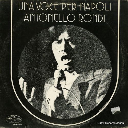 RONDI,ANTONELLO una voce per napoli ZNLBB34098