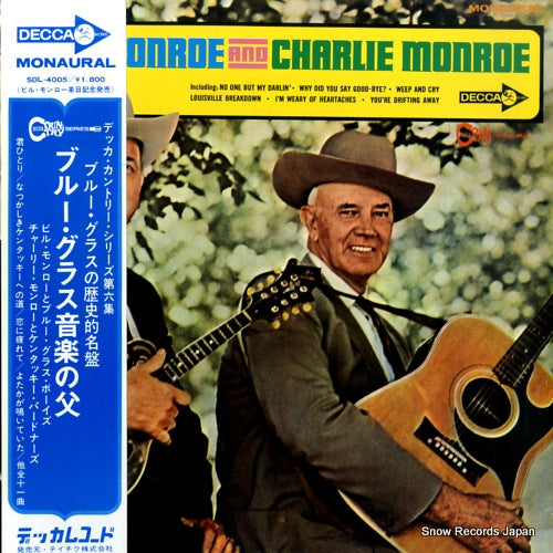 MONROE, BILL, AND CHARLIE MONROE father of blue grass music SDL-4005