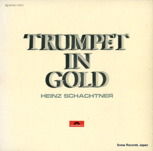 SCHACHTNER, HEINZ trumpet in gold MP2061