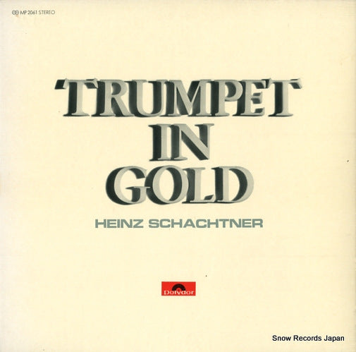 SCHACHTNER, HEINZ trumpet in gold MP2061