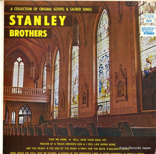 STANLEY BROTHERS, THE a collection of original and scared songs KING963