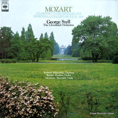 SZELL, GEORGE mozart; clarinet concerto / sinfonia concertante 13AC805