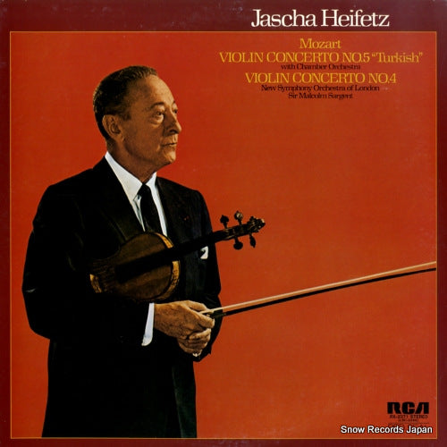 HEIFETZ, JASCHA mozart; violin concerto no.5 "turkish" & no.4 RX-2371
