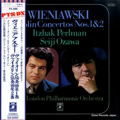 PERLMAN, ITZHAK wieniawski; violin concertos nos.1 & 2 EAA-85007