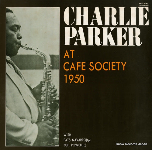 PARKER, CHARLIE at cafe society 1950 HR-138-EV