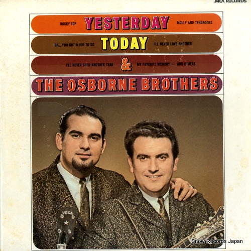 OSBORNE BROTHERS, THE yesterday, today & the osborne brothers MCA-119