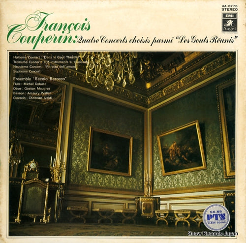 ENSEMBLE "SECOLO BAROCCO" couperin; quatre concerts choisis parmi "les gouts reunis" AA-8775