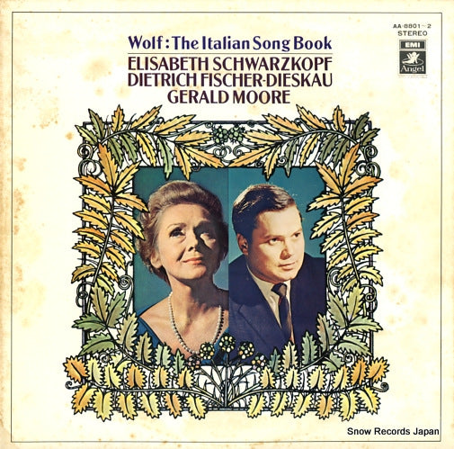 FISCHER-DIESKAU, DIETRICH wolf; the italian song book AA-8801-2