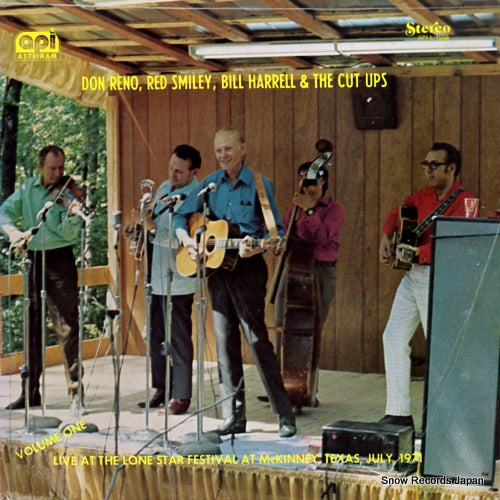 RENO, DON, AND RED SMILEY live at the lone star festival at mckinney, texas, july, 1971 vol.1 API-L-1556