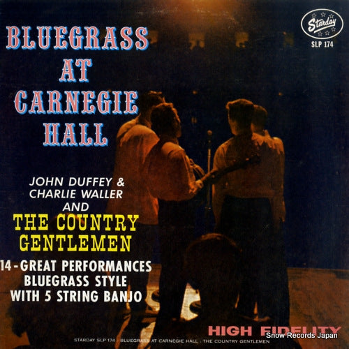 COUNTRY GENTLEMEN, THE bluegrass at carnegie hall SLP174