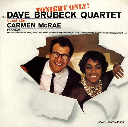 BRUBECK, DAVE, QUARTET, THE tonight only! 20AP1429