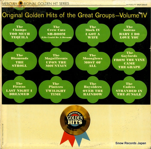 V/A original golden hits of the great groups vol.4 MGH25010