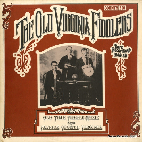OLD VIRGINIA FIDDLERS, THE rare recordings 1948-49 COUNTY201