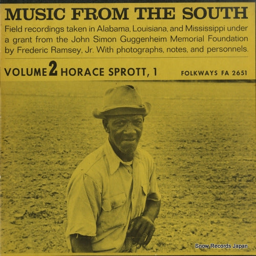 SPROTT, HORACE music from the south volume 2: horace sprott, 1 FA2651
