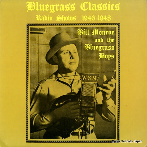 MONROE, BILL radio shows 1946-48 BGC80