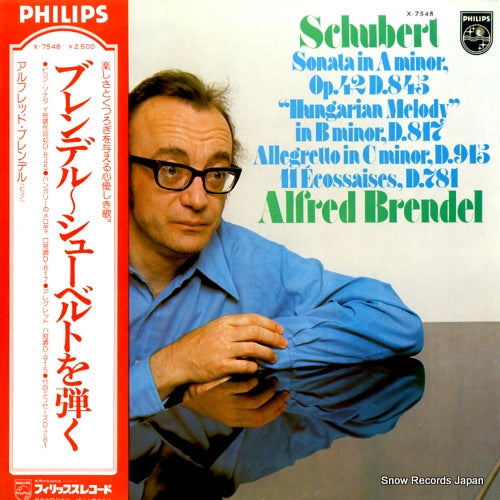 BRENDEL, ALFRED schubert; sonata in a minor X-7548