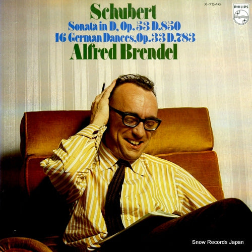 BRENDEL, ALFRED schubert; sonata in d, op.53 d.850 X-7546