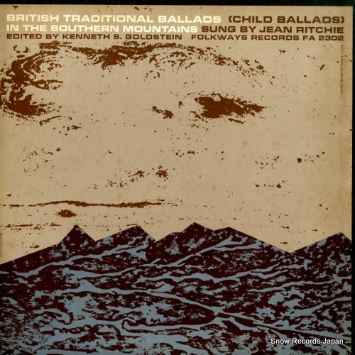 RITCHIE, JEAN british traditional ballads in the southern mountains volume 2 FA2302