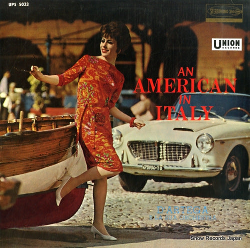 D'ARTEGA E LA SUA ORCHESTRA an american in italy UPS5033