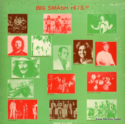 V/A big smash hits!!/special d.j. copy PRP-8037