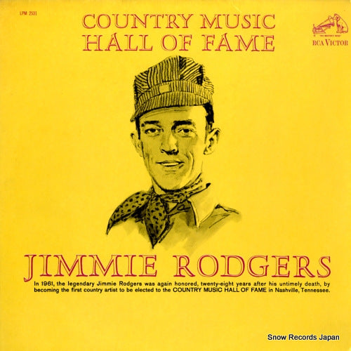 RODGERS, JIMMIE country music hall of fame LPM2531