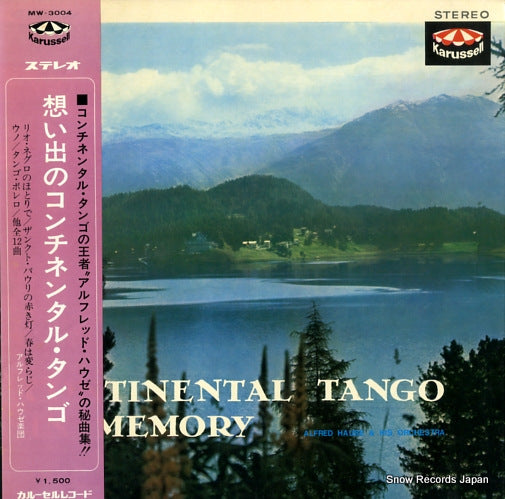 HAUSE, ALFRED continental tango in memory MW-3004