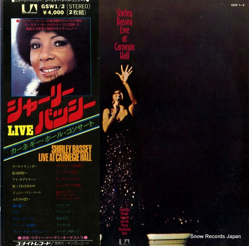 BASSEY, SHIRLEY live at carnegie hall GSW1