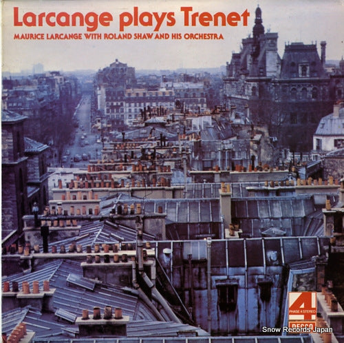 LARCANGE, MAURICE larcange plays trenet PFS4403
