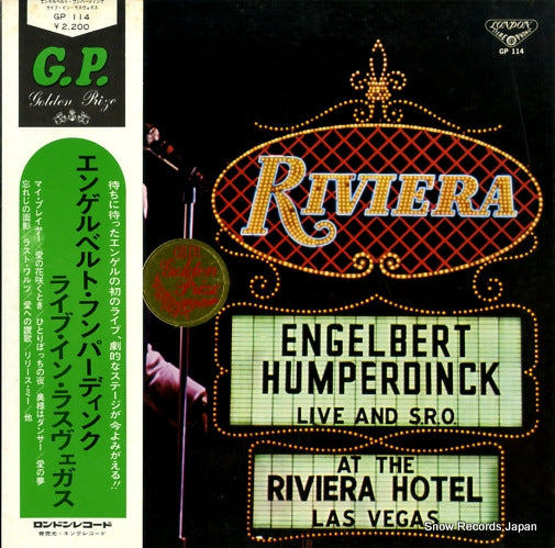 HUMPERDINCK, ENGELBERT live at the riviera, las vegas GP114