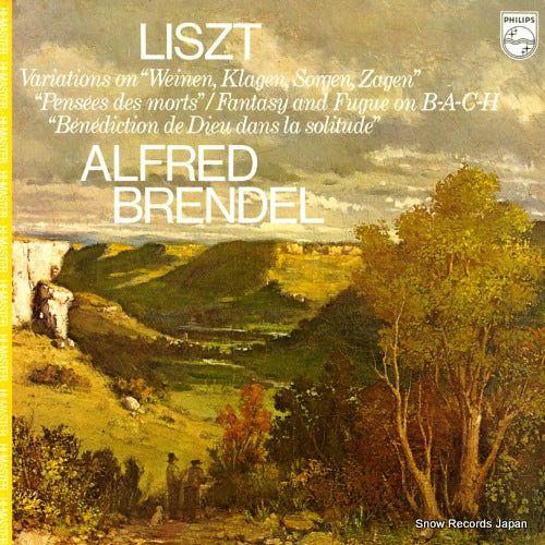 BRENDEL, ALFRED liszt; variations on "weinen, klagen, sorgen, zagen" 20PC-1033
