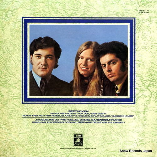 BARENBOIM, DANIEL beethoven; piano trio no.5 "der geist" EAA-80130