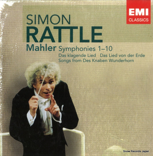 RATTLE, SIMON mahler; symphonies 1-10 5099950072125