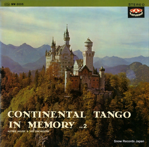 HOUSE, ALFRED continental tango in memory vol.2 MW-3005