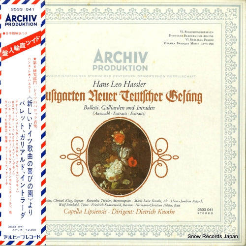 KNOTHE, DIETRICH hassler; lustgarten 2533041