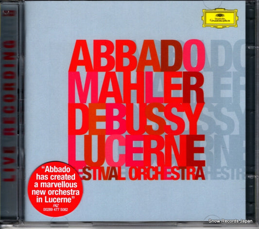 ABBADO, CLAUDIO mahler / debussy 002894775082