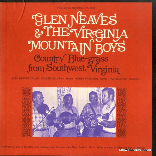 NEAVES, GLEN country blue-grass from southwest virginia FA3830