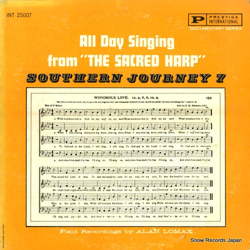 V/A all day singing from "the sacred harp" INT25007 / INT-DS25007
