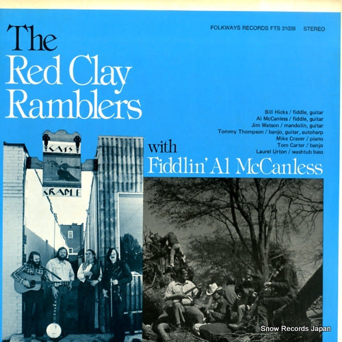 RED CLAY RAMBLERS, THE the red clay ramblers with fiddlin' al mccanless FTS31039