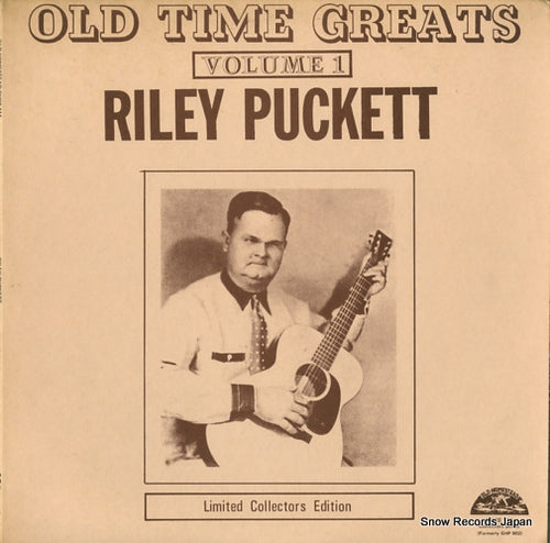 PUCKETT, RILEY old time greats vol.1 OHCS114