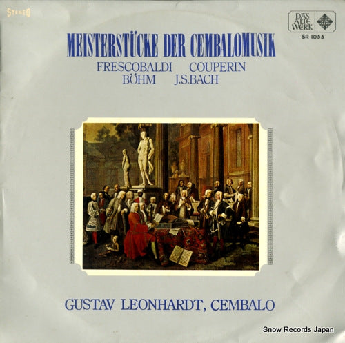 LEONHARDT, GUSTAV meisterstucke der cembalomusik SR1055