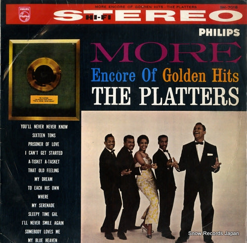 PLATTERS, THE more encore of golden hits SM-7018
