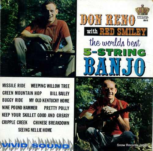 RENO, DON, AND RED SMILEY the world's best 5-string banjo K861