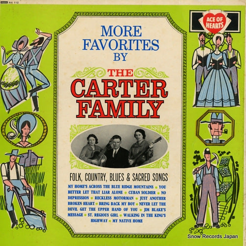 CARTER FAMILY, THE more favotites by the carter family AH112