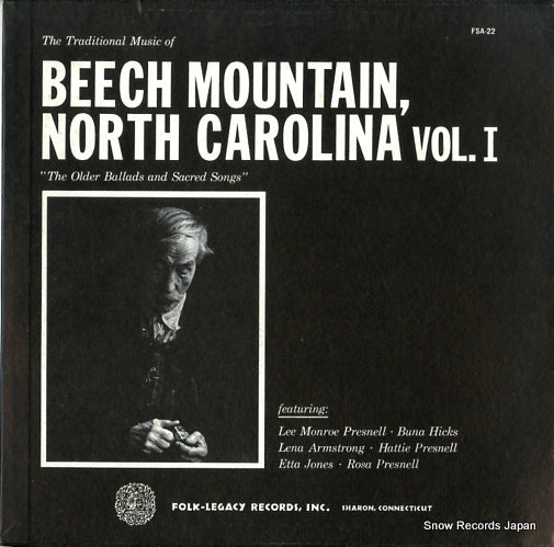 V/A the traditional music of beech mountain, north carolina vol.1 FSA-22