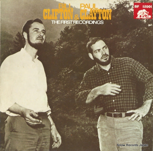 CLIFTON, BILL, AND PAUL CLAYTON the first recordings BF15001