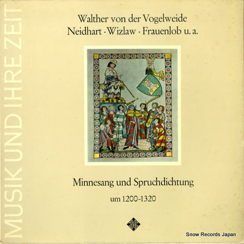 STUDIO DER FRUHEN MUSIK minnesang und spruchdichtung um 1200-1320 SAWT9487-A